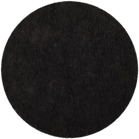 Safavieh 6 x 6 ft. Sheep Shag Hand Woven Round Area Rug, Charcoal SSG120C-6R